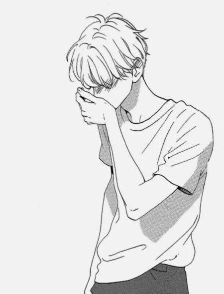 Раскраска аниме мальчик