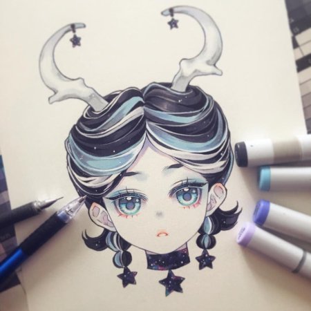 Рисунки для скетчбука аниме