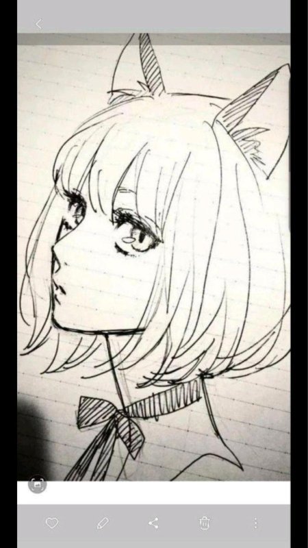 Красивые рисунки аниме для срисовки