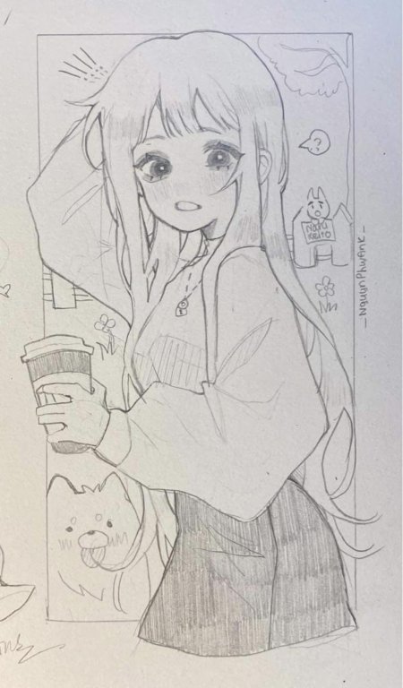Аниме карандашом