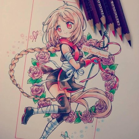 Аниме милые рисунки