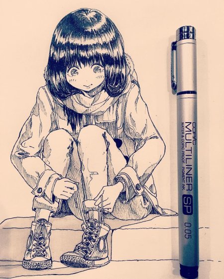Аниме ручкой