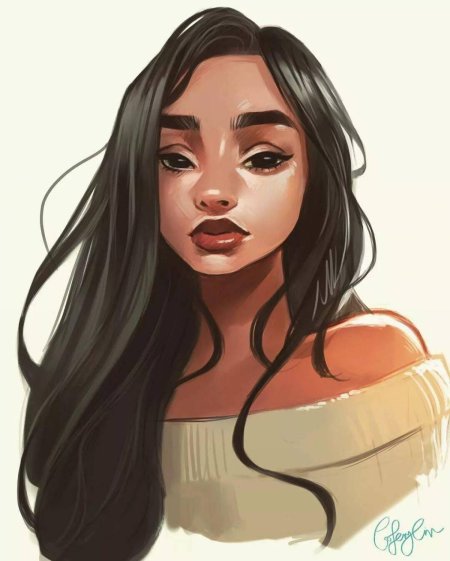 Девушка арт