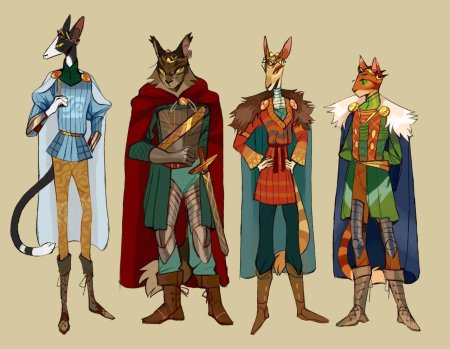 Антропоморфные персонажи