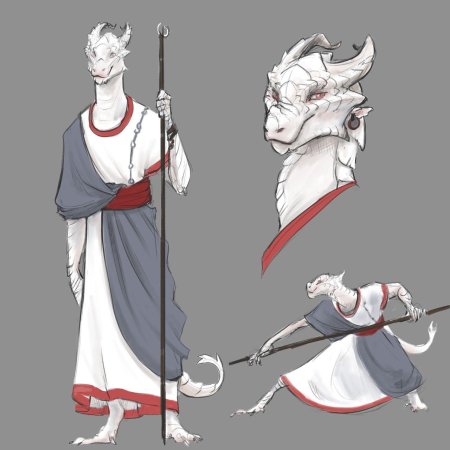 Дракон фурри арт