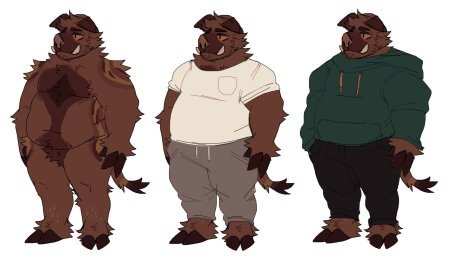 Фурри медведь референс