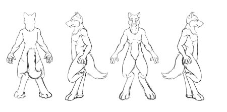 Фурри волк референс