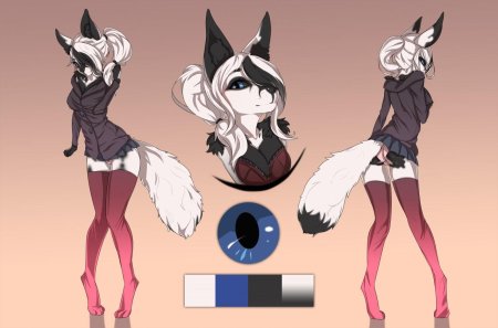 Фурри девушка