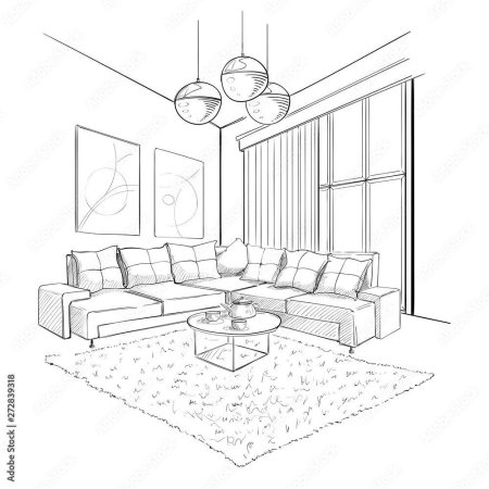 Эскиз интерьера