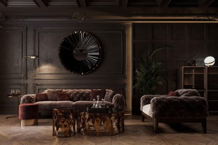 Интерьер в темном стиле