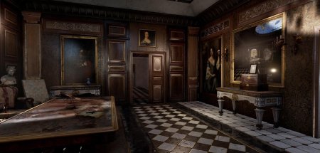 Викторианская готика интерьер темный