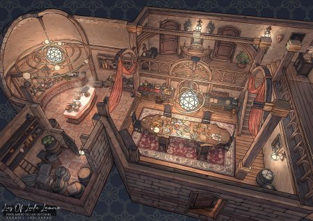 Фэнтези дом внутри