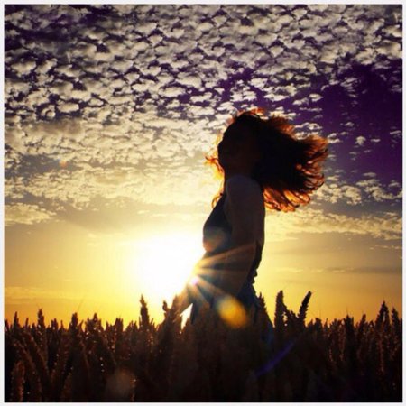 Солнце девушка