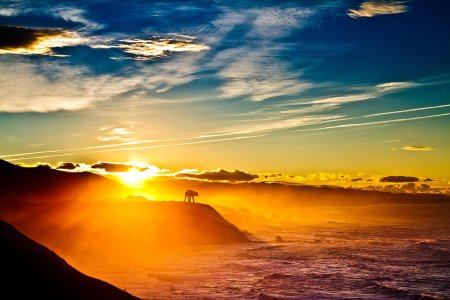 Закат красивый