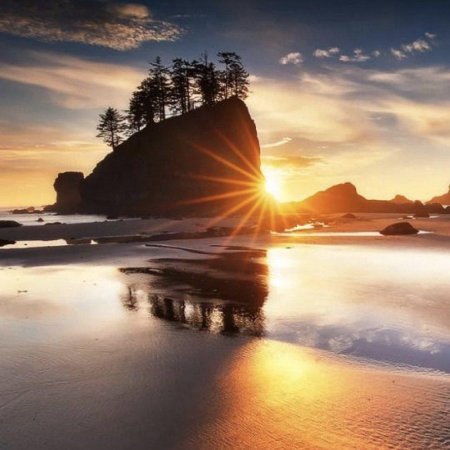 Красивый восход