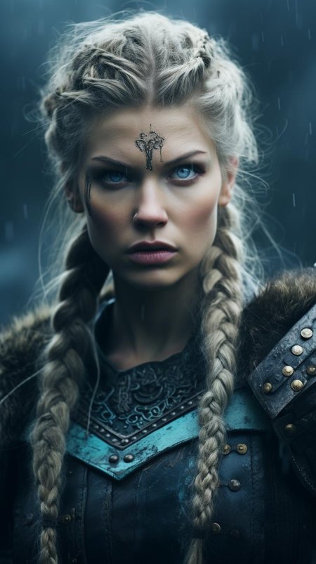 Девушка викинг