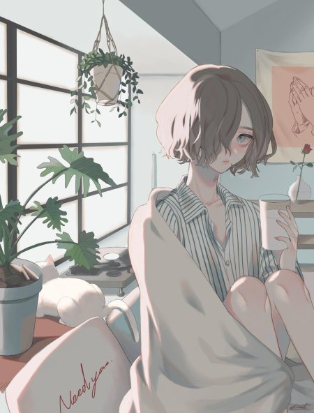 Милая аниме девушка