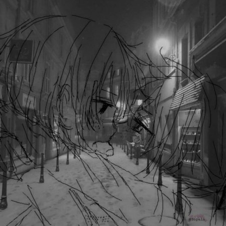 Грусть аниме