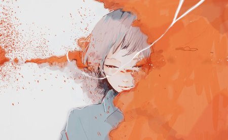 Оранжевый арт