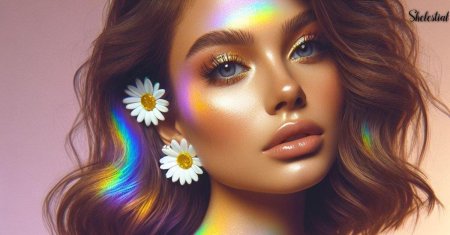 Яркие макияж