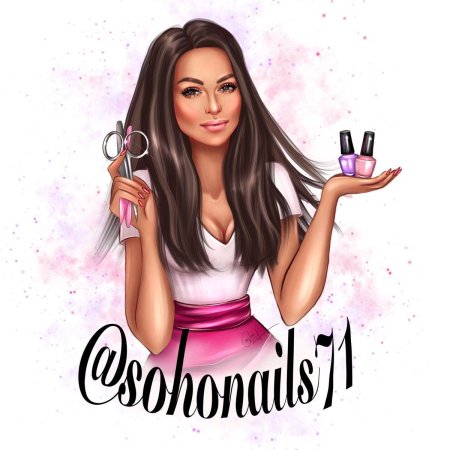 Шарж маникюр