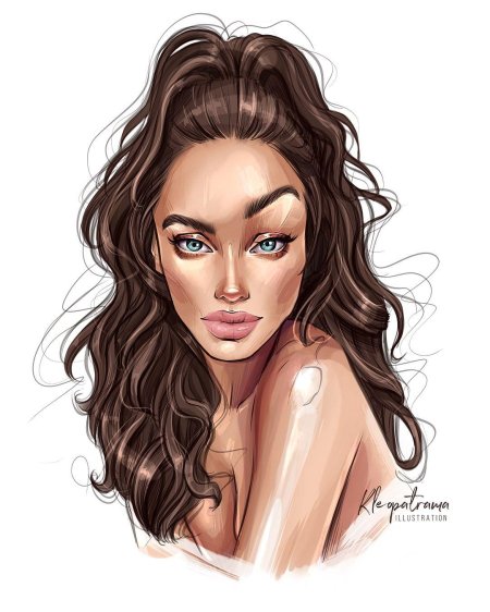 Портрет в мультяшном стиле