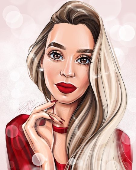 Портрет в мультяшном стиле