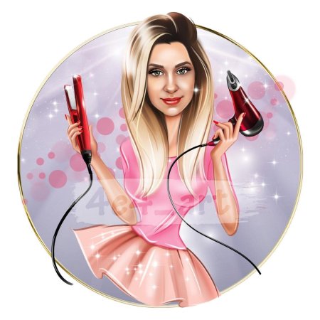 Шарж парикмахер