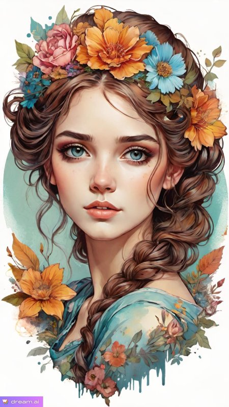 Девушка рисунки