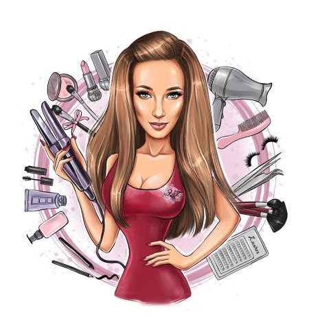 Шарж парикмахер