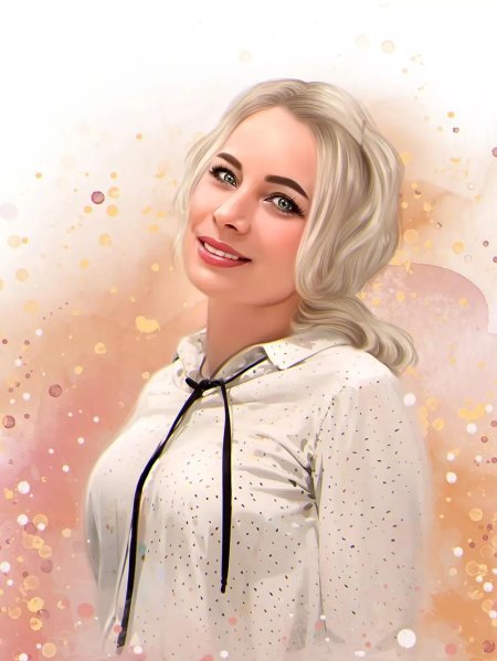 Портрет в стиле дрим арт