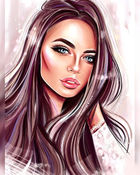 Бьюти иллюстрация