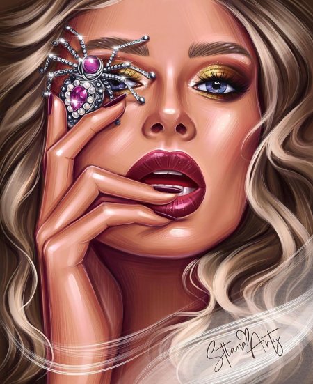 Девушка иллюстрация