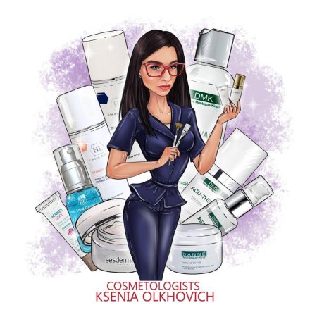 Шарж косметолог