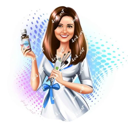 Шарж косметолог