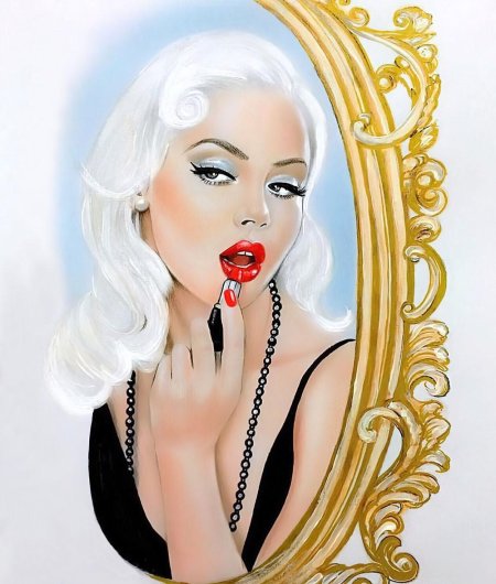 Бьюти иллюстрации девушек