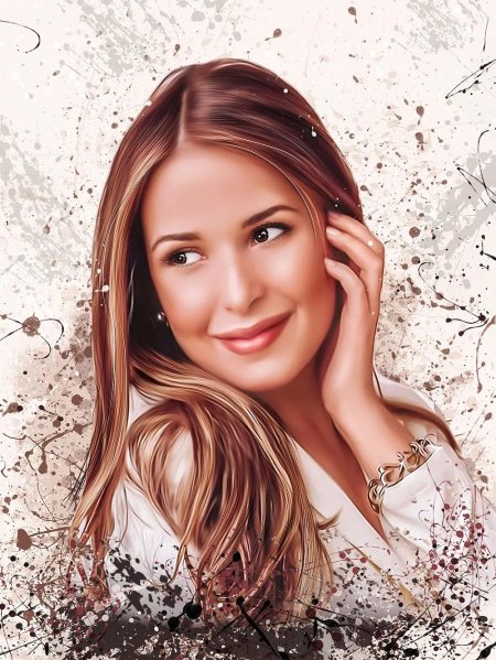 Портрет в стиле dream art