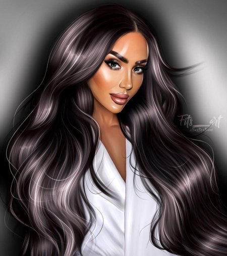 Девушка иллюстрация