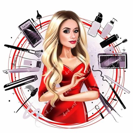 Шарж девушка парикмахер