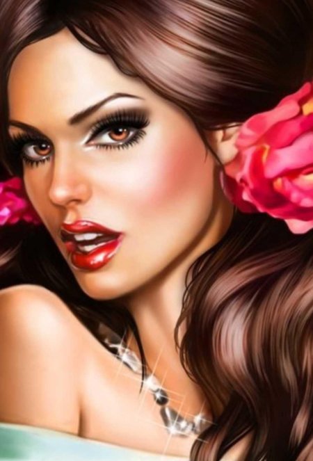 Девушка иллюстрация