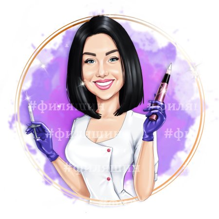 Шарж мастер маникюра