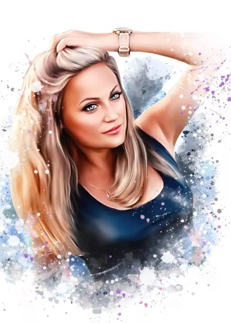 Портрет в стиле дрим арт