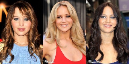 Дженнифер лоуренс блондинка или брюнетка