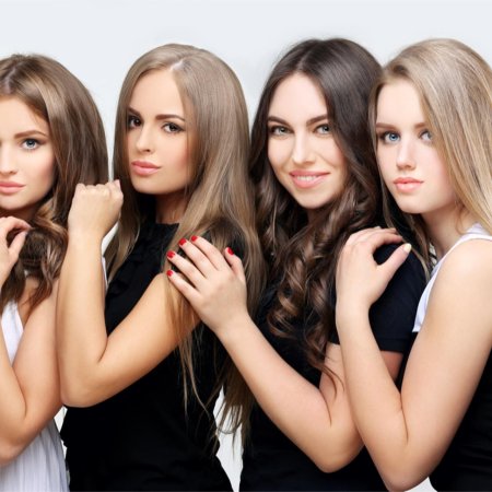 Блондинка брюнетка шатенка