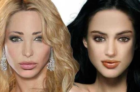 Блондинка и брюнетка