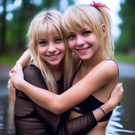 Молодая блондинка