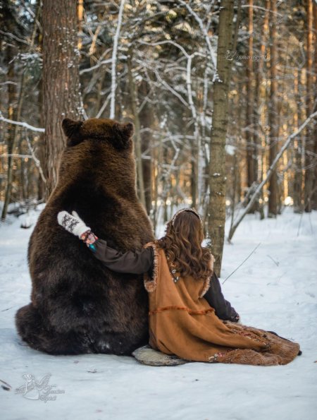 Фотосессия с медведем степаном