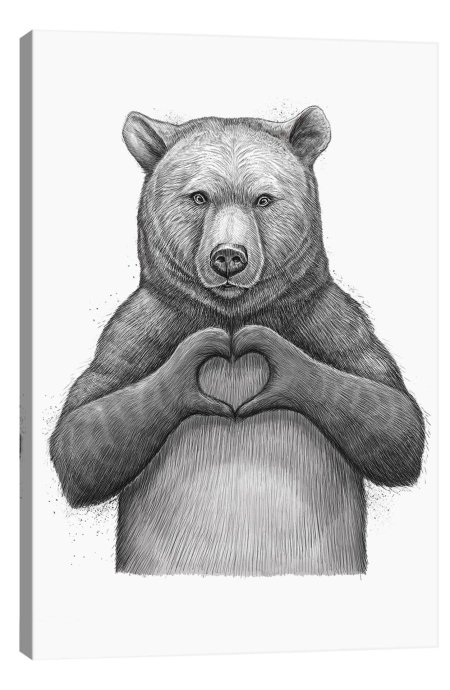 Медведь с сердцем