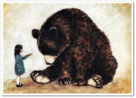 Девочка с медведем