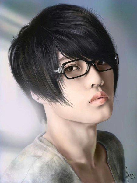 Кореец в очках